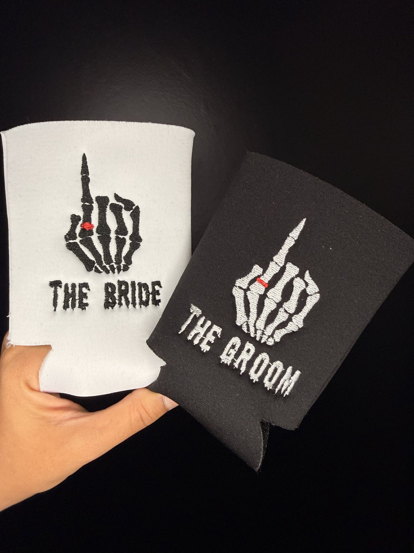 The Bride & The Groom Koozies